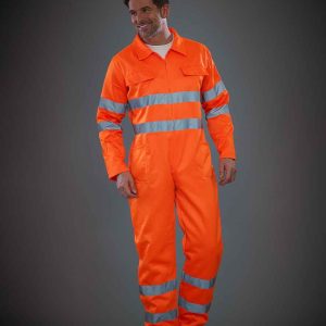 Yoko Hi-Vis Poly/Cotton Coverall - YK303