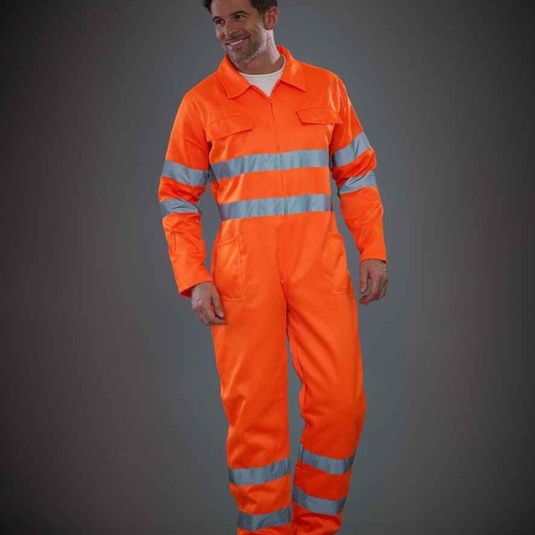 Yoko Hi-Vis Poly/Cotton Coverall - YK303