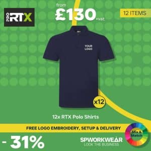 12x RTX Polo Shirt Bundle Deal
