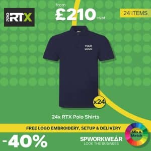 24x RTX Polo Shirt Bundle Deal