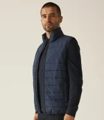 Regatta Essential Thermal Bodywarmer RG652 navy model wearing insulated workwear gilet