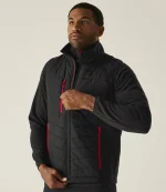 Regatta Pro Universal Bodywarmer RG735 zipping up view branded workwear gilet