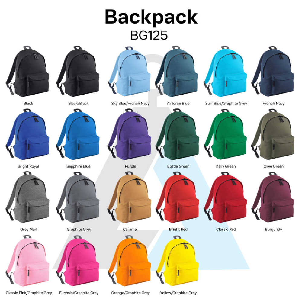 10 x BagBase Backpack Bundle