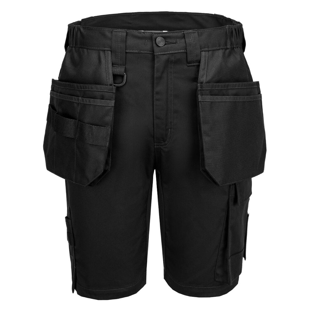 CD842BKR Portwest WX2 Eco Craft Holster Shorts in Black