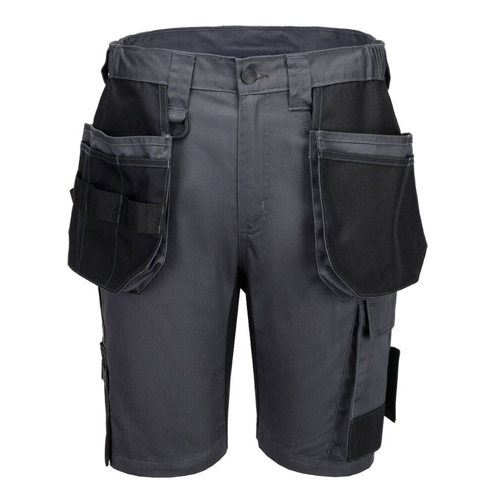 Portwest WX2 Eco Craft Holster Shorts in Metal Grey