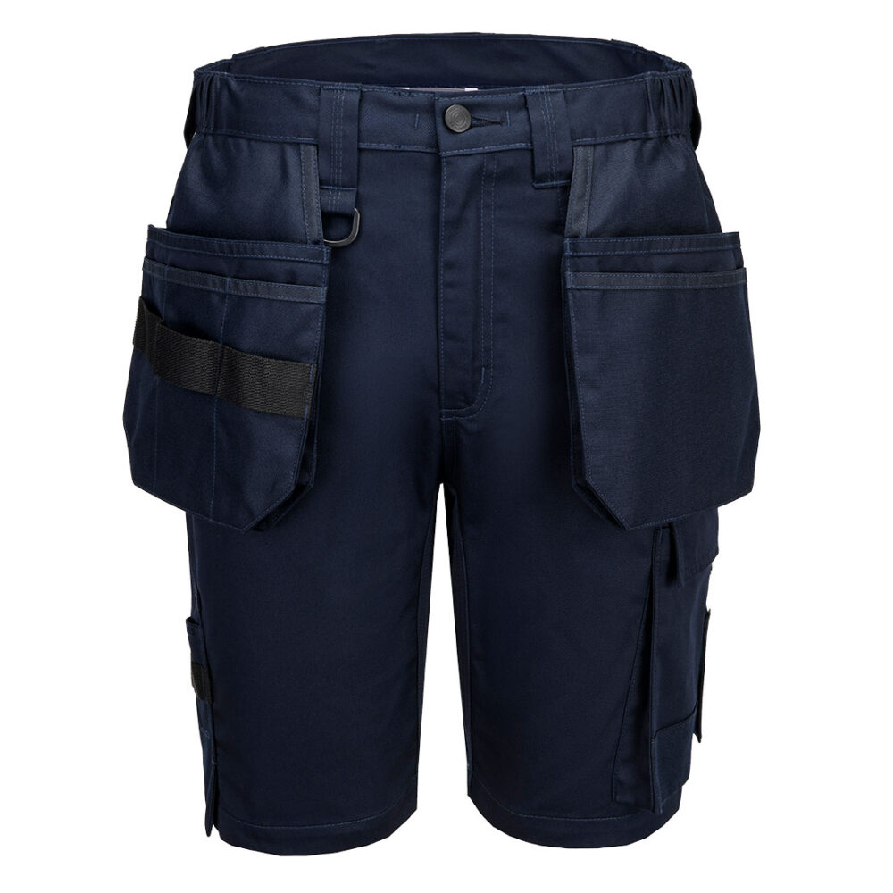 Portwest WX2 Eco Craft Holster Shorts in Navy