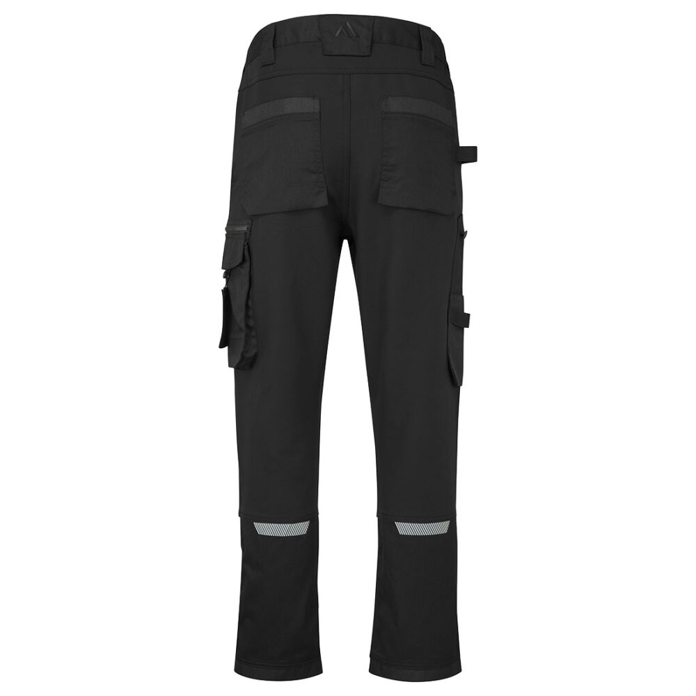 Portwest WX2 Eco Craft Trousers in Black, back