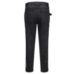 Portwest WX2 Eco Stretch Trade Trousers in Black, back