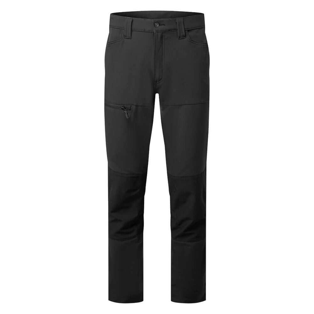 CD886BKR Portwest WX2 Eco Stretch Service Trousers in Black