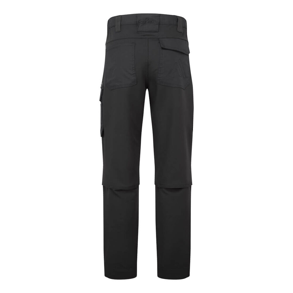 Portwest DX4 Trade Trousers in All Black, back