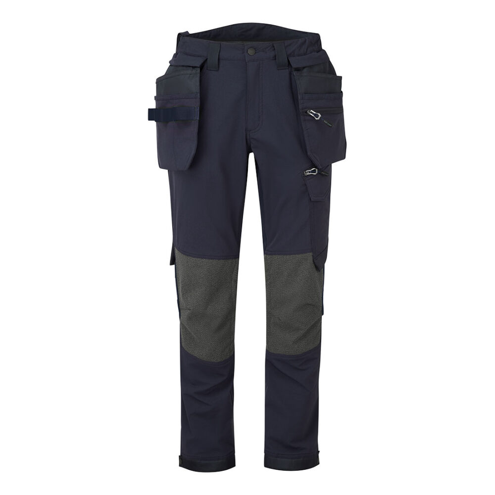 Portwest EV4 Stretch Detachable Holster Trousers in Navy