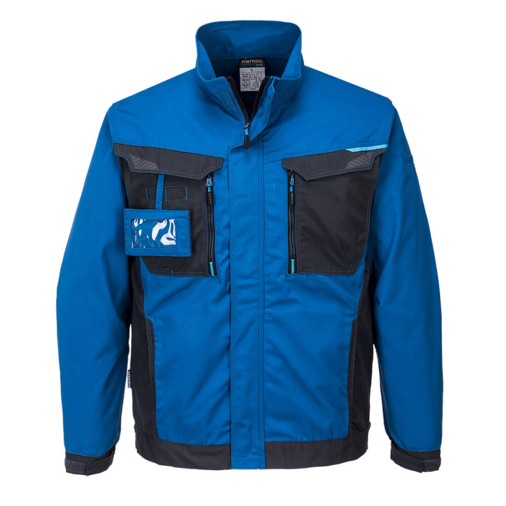 Portwest WX3 Work Jacket in Persian Blue
