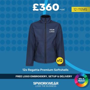 12x Regatta Premium Softshell Jacket Event Staff Bundle - Winter