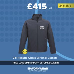 24x Regatta Ablaze Softshell Jackets Event Staff Bundle - Winter