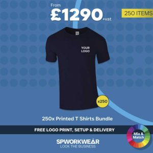 250x Printed T-Shirt Bundle - Winter