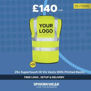 25x Supertouch Hi Vis Back Logo Bundle - Winter