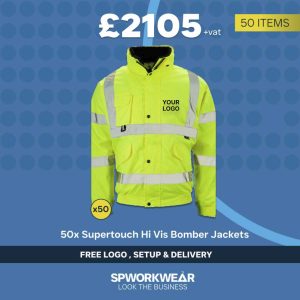 50x Supertouch Hi Vis Bomber Jacket Bundle - Winter
